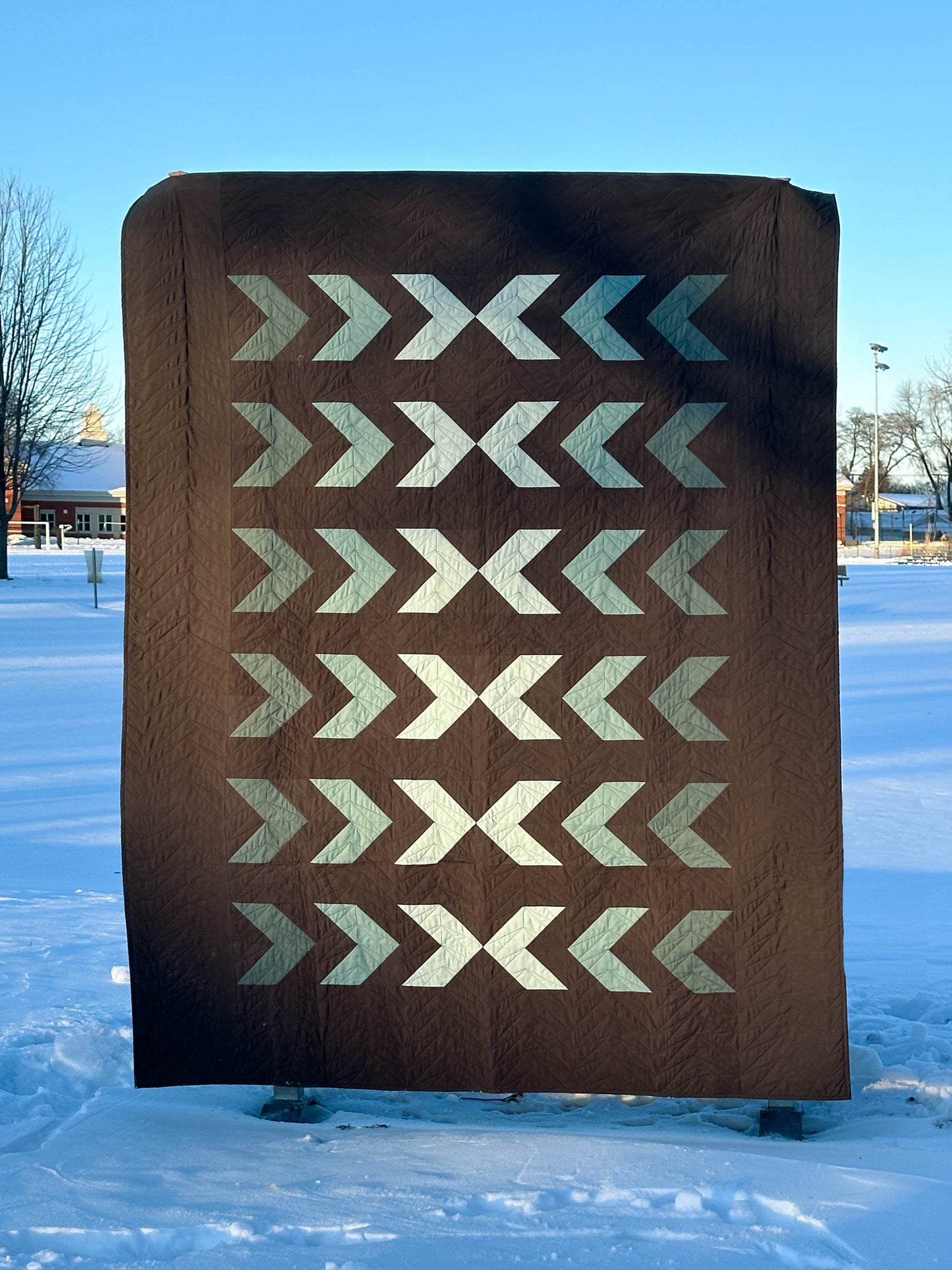 Midnight on the 707 Quilt Pattern (PDF Download)