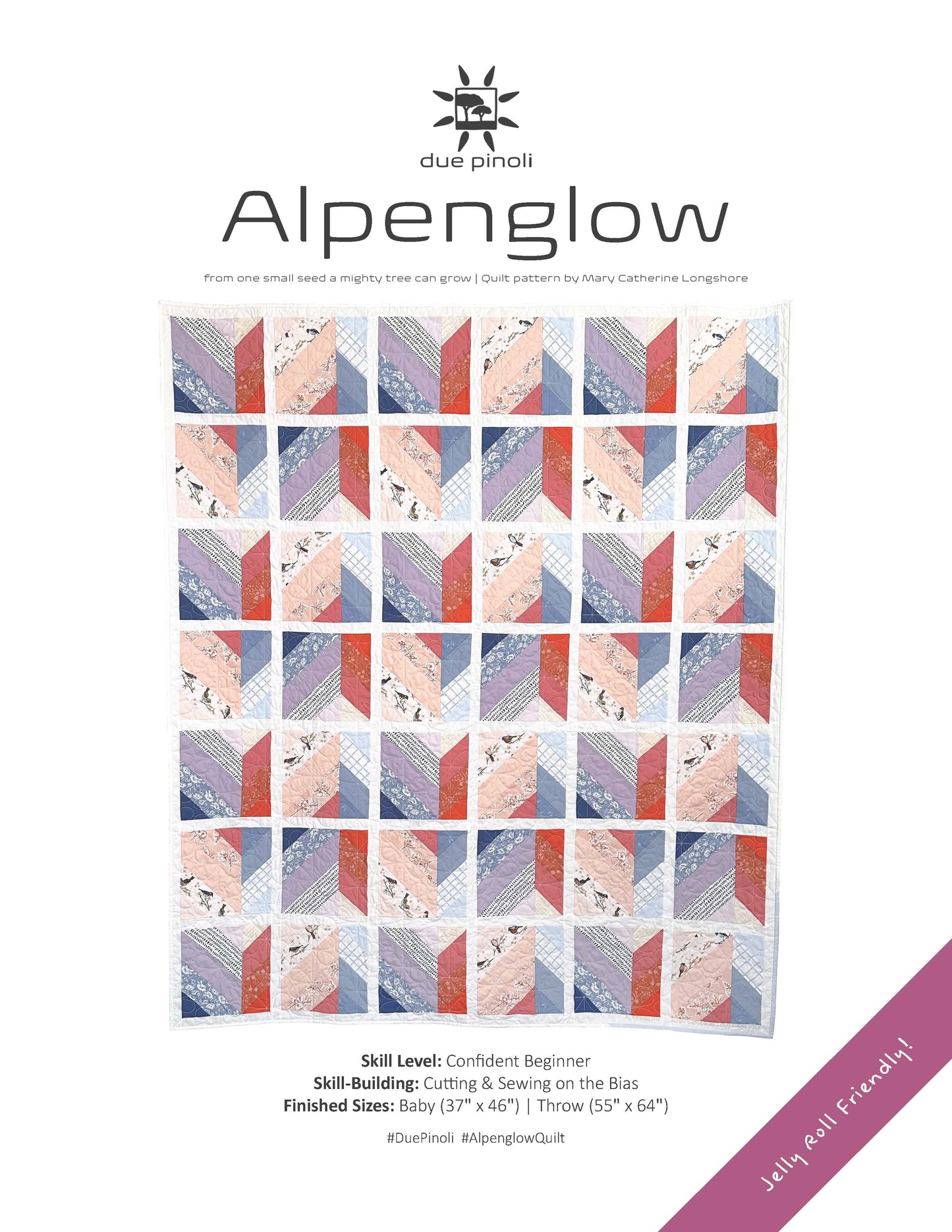 Alpenglow Quilt Pattern (PDF Download)