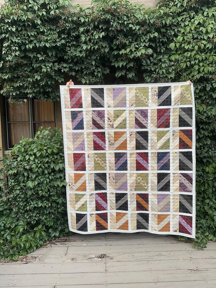 Test quilt made by Sammy Dahlstrom