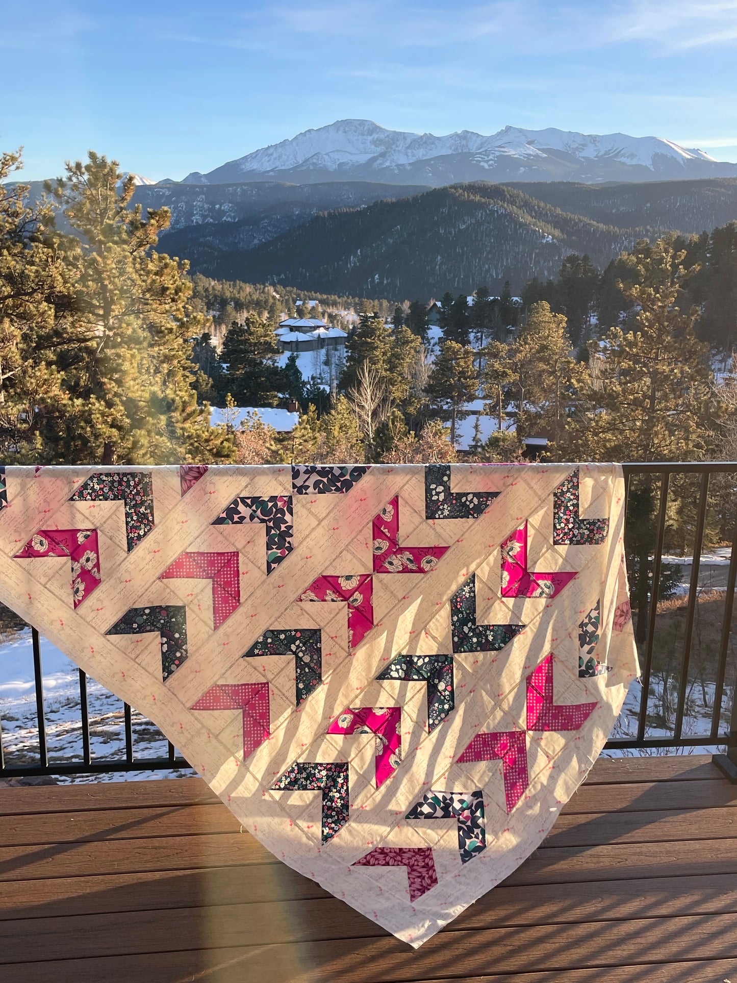 Midnight on the 707 Quilt Pattern (PDF Download)