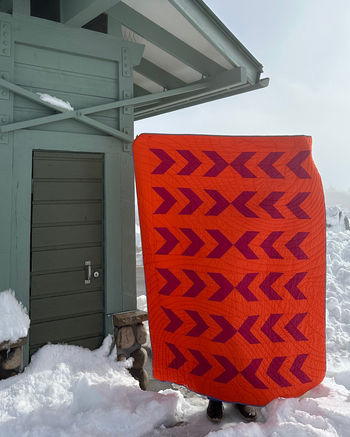Midnight on the 707 Quilt Pattern (PDF Download)
